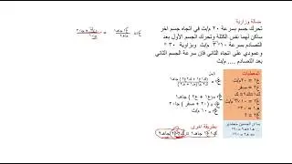 مسائل من نماذج سابقة على التصادم المرن في بعدين 