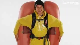Elias Elhardt presenting the Dakine ABS Signal Avalanche Saftey Pack