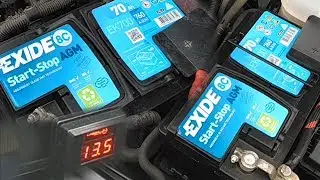 Второй AGM Exide 70Ач. АВТОЗВУК питание.