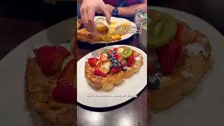 Hidden gem in #Calgary ! Cafe Le Matin has the best french toast! #yyc #frenchtoast #brunch #fruits