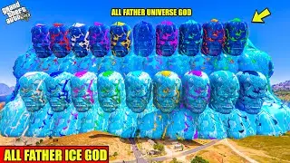 Franklin and Shinchan Hunting Lava God & All Father Universe God Powers To Help All Father Ice God