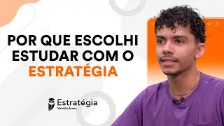 Por que escolhi estudar com o Estratégia Vestibulares | Aprovado Caiky Pinheiro