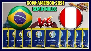 BRASIL vs PERU (semifinales) - Simulación COPA AMERICA 2021 (Copa America 2021 Panini)