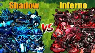 PVZ 1 Fusion 3.3 Challenge!! Team Shadow VS Team Inferno VS 300 Zombie Random - Who Will Win?
