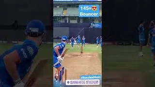 145km/h speed bouncer 😍 #shorts #youtubeshorts #short #cricket