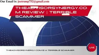 TheAdvisorSynergy.com Review | Unlicensed broker, AVOID