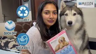 Benefits of Maissen Pet Dry Sheet | Reusable | Washable | Quick dry | To maintain pet's health