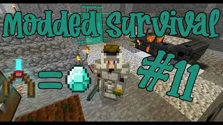 Modded Survival | Minecraft 1.12.2 | Part 11 | New Map Ep. 8 | Diamond Divining Rod! |
