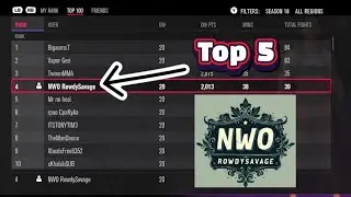 Ranked Top 5! Start of Season 18! EA UFC 5!!     #rowdy #bestintheworld #eaufc5 
