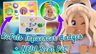 ROPETS INFLUENCER 😎 BADGES 💗 ARE HERE + MORE ✨! | Roblox RoPets 🐾