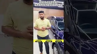 High Glossy Graphene Coating | Turtlewax | Car Detailing | Car Paint Protection | Car Sense #shorts