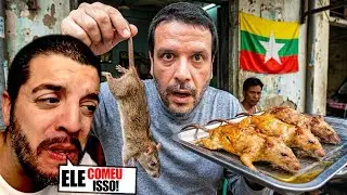 NÃO ACREDITEI no que me SERVIRAM em Myanmar! 😱 - Rafa Reage a Sou Mochileiro