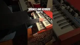 Springs and Keybeds (Part 1) &mdash; Measuring the #hammond Feel #viscount #nordelectro #organ