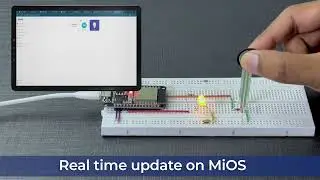 Force measurement using Force Sensitive Resistor FSR402 and LED using EzloPi platform