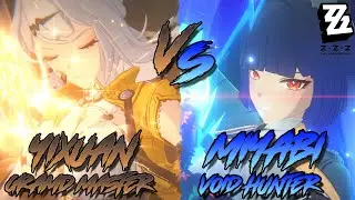 Yixuan GrandMaster VS Miyabi Void Hunter DPS Showdown! Both MAXED  M6 -W5 Deadly Assault Solo! | ZZZ