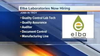 Workers Wanted: Elba Laboratories now hiring