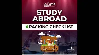 Study Abroad Packing Checklist ✔️