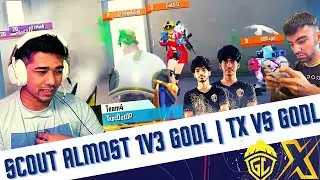 Scout Almost 1v3 Godl | TX Vs Godlike