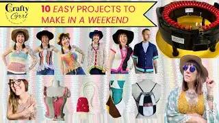 10 Easy Spring/Summer Projects for the Circular Knitting Machine