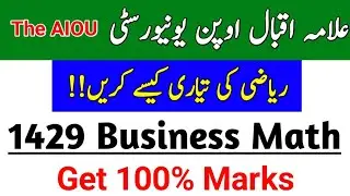 How To Prepare For 1429 Business Math