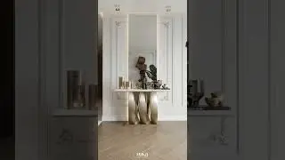 Elegant Corridor Design | Warm & Natural Interior Look  | Mon 8 Studio