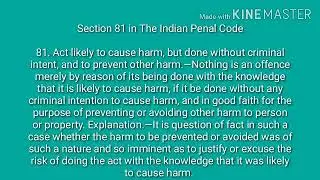 IPC sec 81 IPC explained by Amit Kabeer