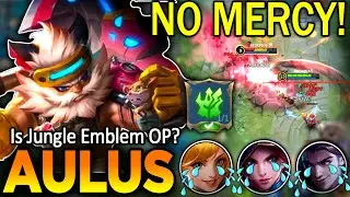 JUNGLE EMBLEM IS OP?😱AULUS USERS SHOULD TRY THIS BUILD | Aulus Mobile Legends