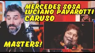 Mercedes Sosa & Luciano Pavarotti - Caruso- singer reaction
