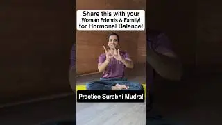 Do this for Hormonal Balance! #yoga #mudra #selfcare #energy #health #meditation #thyroid #pcos