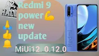 Redmi 9 power MIUI 12.0.12.0 & Android 10 india update | Redmi 9 power new update |Android10 #A2hall