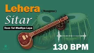 Lehera | Teen Tal | 130 BPM #lehera #tablalehera #mastertabla  #tabla #tablalesson