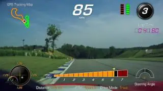 2017 Chevrolet Corvette Grand Sport Hot Lap at the Atlanta Motorsports Club