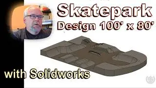Skatepark Design using Solidworks 100' x 80' Park - 01 (1080P)