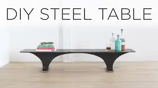 DIY Steel Table | Made from an I-Beam