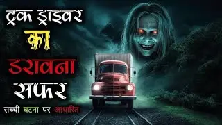 #truck🚚 driver ke sath ghati bhutiya ghatna #horror #ghost #scary #horrorstories #youtubevideo