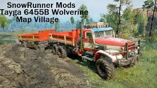 SnowRunner-Mods-Tayga 6455B Wolverine-Region Map Village-Cargo transportation Part 05