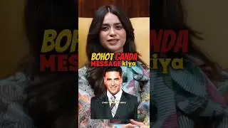 Bohot Ganda Message Kiya 😅 | Saundarya talking about Akshay Kumar #akshaykumar #housefull5 #funny