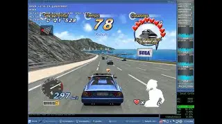 OutRun 2006 C2C D9VK Test 60fps QuickSync x64 + Sound (Core i3 8350K) + Mesa 23.x