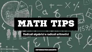 Radicali algebrici e radicali aritmetici