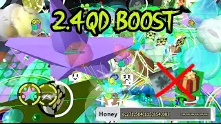 2.4QD White Hive Boost NO Honeyday or Winds! | Bee Swarm Simulator
