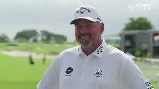 Thomas Bjorn Wednesday Preview Highlights & Flash Interview 2023 Singapore Classic