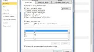 The First Letter of a Word is Automatically Capitalized - Word 2010