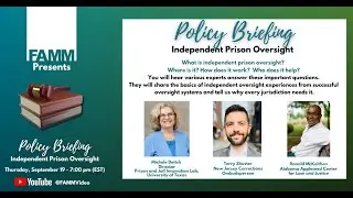 Policy Briefing: Independent Prison Oversight