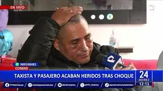 Polic&iacute;a embiste a taxista en Comas: v&iacute;ctima recibi&oacute; 28 puntos en la cabeza