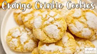 Orange Crinkle Cookies