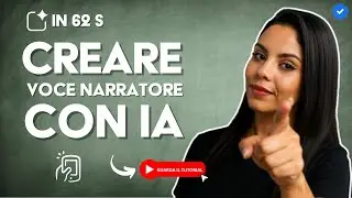 Come Generare una VOCE NARRANTE con l'IA in 62 S