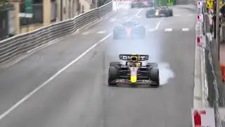 Why did Perez do full braking? | 2022 Monaco LAP 33