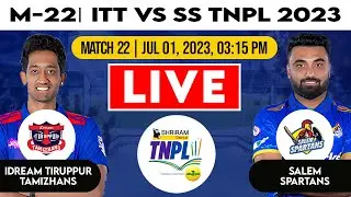 🔴 TNPL 2023 : ITT vs SS Match Prediction | TNPL 2023 Live Match Prediction | SS vs ITT Dream Team
