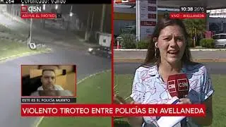 Tiroteo entre policías en Avellaneda