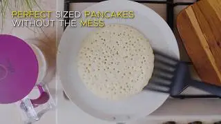 KPKitchen Pancake Batter Dispenser - Perfect for Making Pancakes, Cupcakes, Cakes, Crepes & Waffles